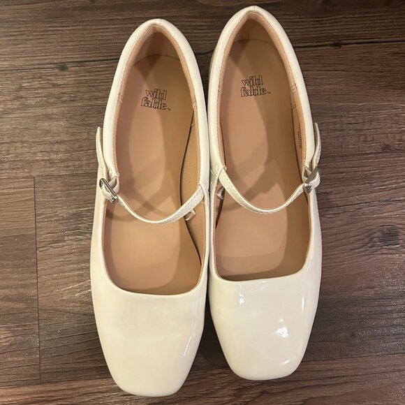 White Wild Fable Elsa Mary Jane Ballet Flats - US 6 - Picture 5 of 7